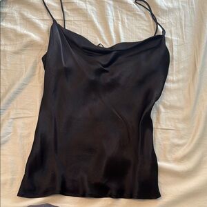 Zara Black Fitted Sleeveless Camisole